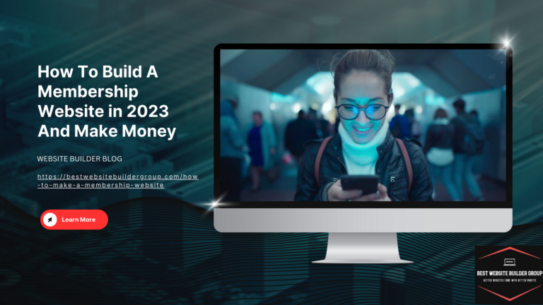 how to build a membership website
