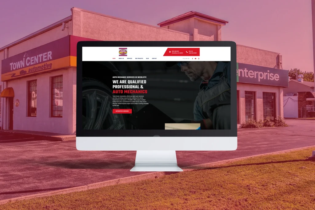 web design for automotive shops