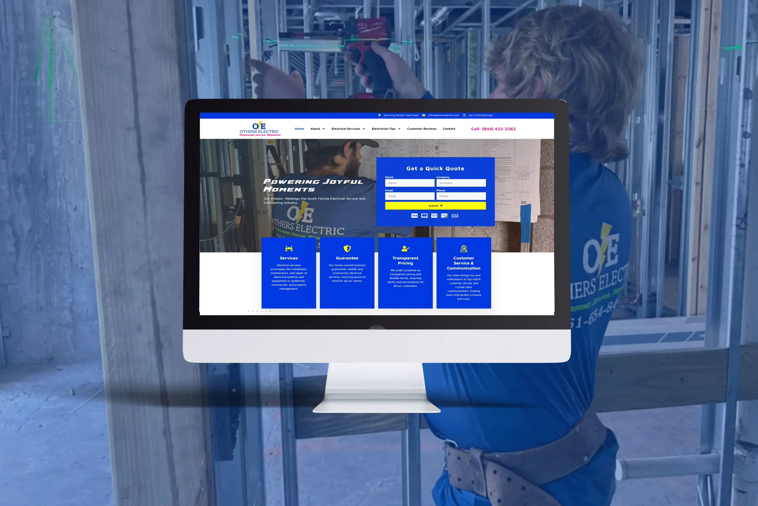 web design for electricians