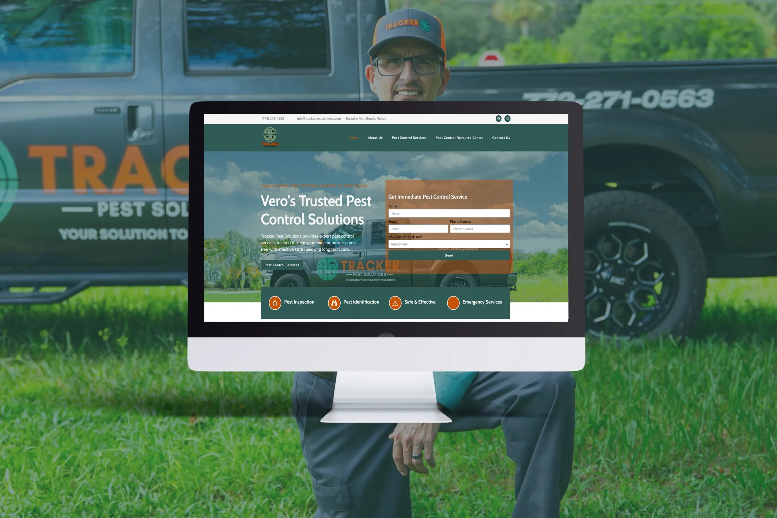 web design for pest control companies