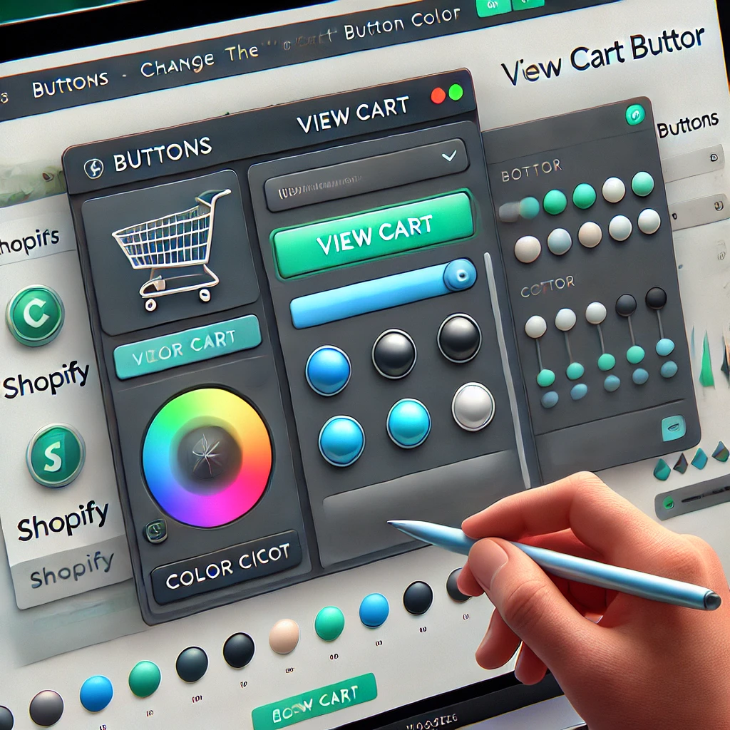 How To Change View Cart Color in Shopify Theme
