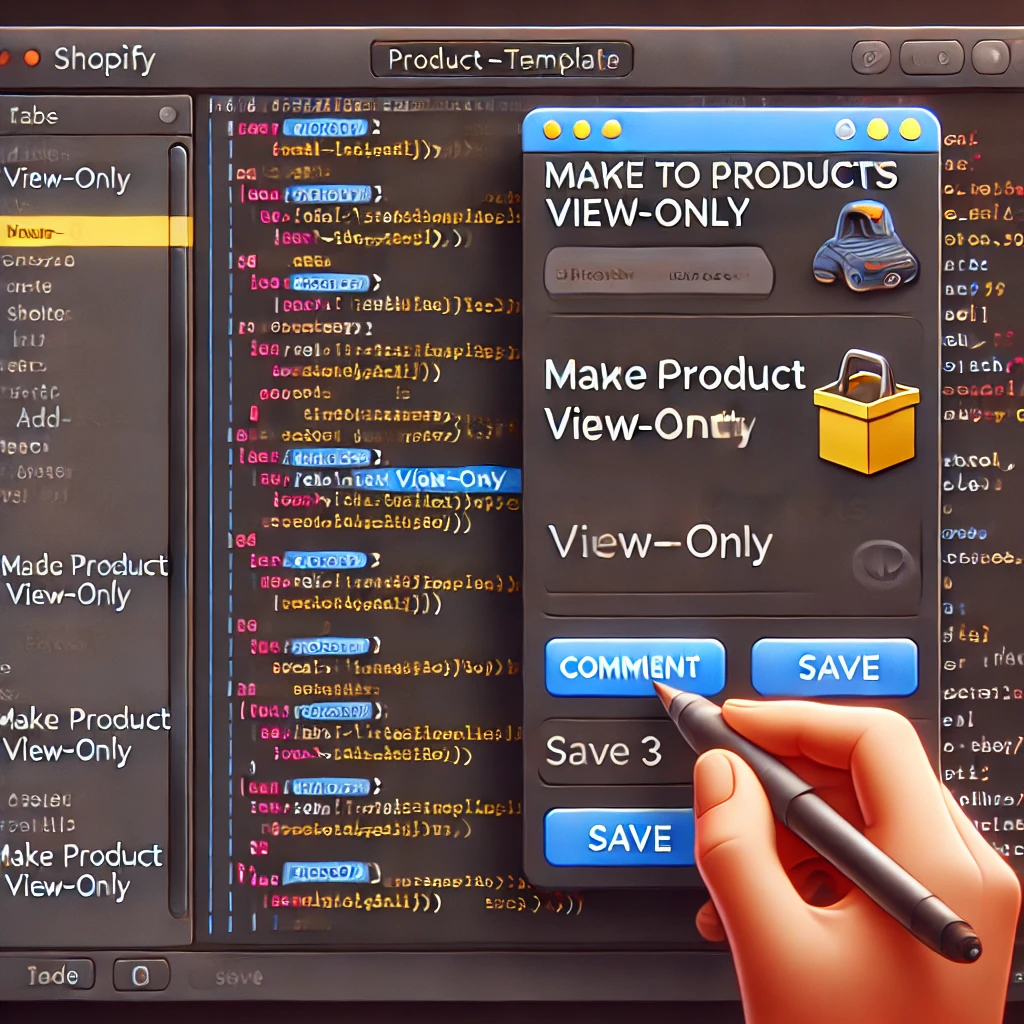 How to Make Products View Only on Shopify or WordPress