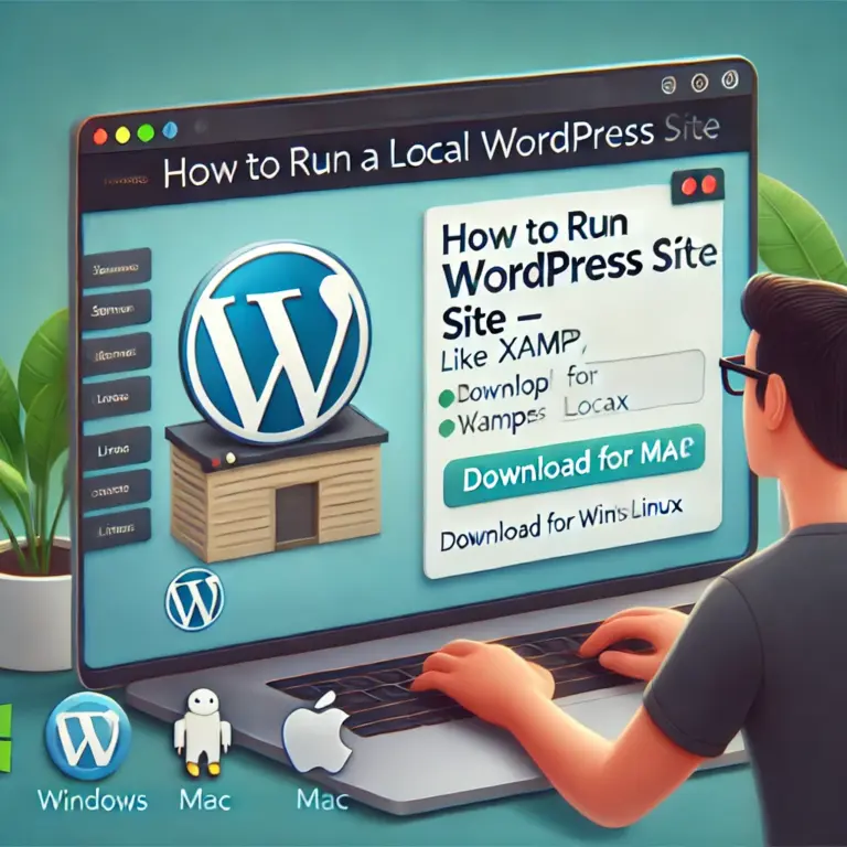 HOw to Run a Local WordPress Site