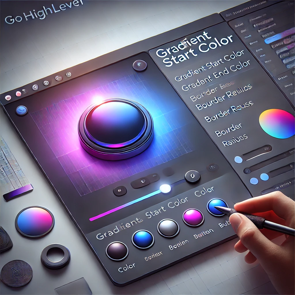 How Do I Make a Gradient Button on GoHighLevel and make it look good