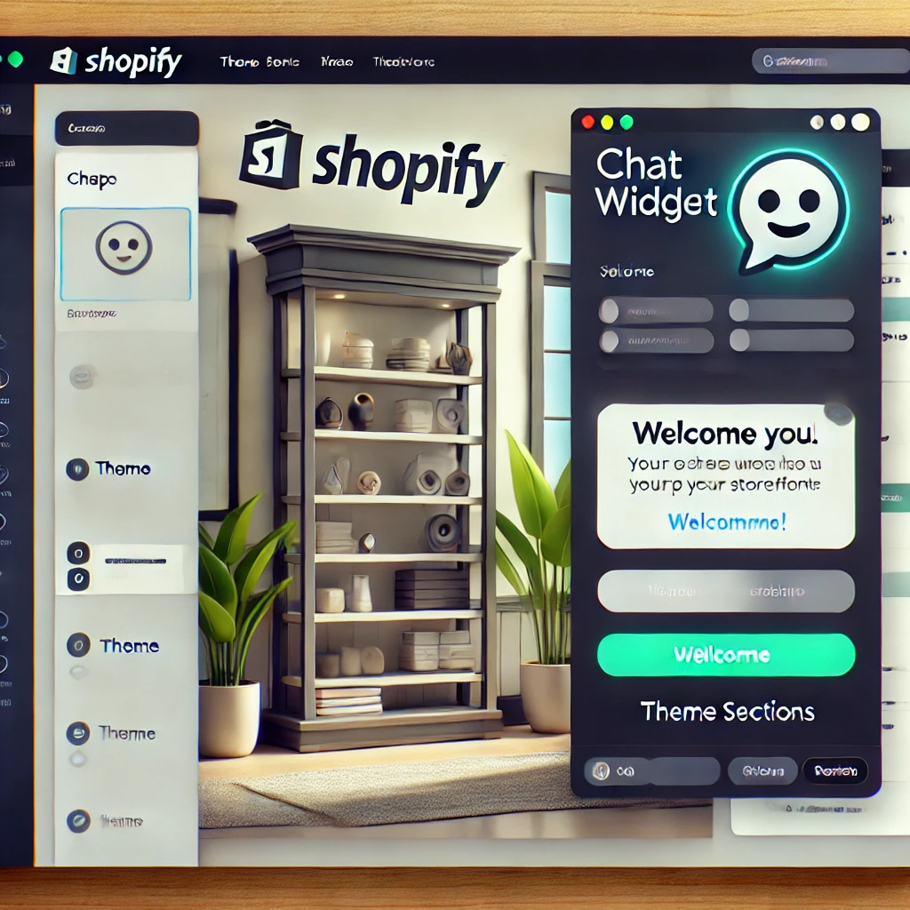 chat widget shopify