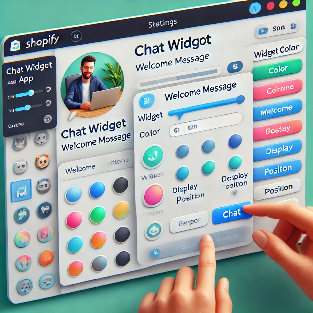 how to add chat widgets in shopify
