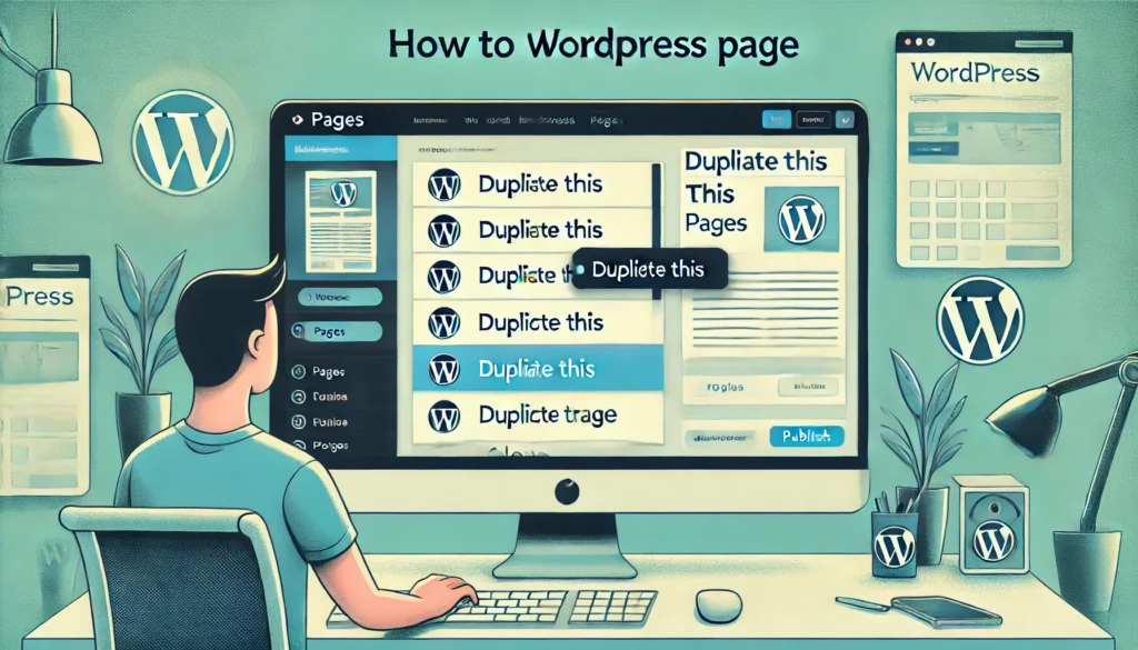 how to clone wordpress page