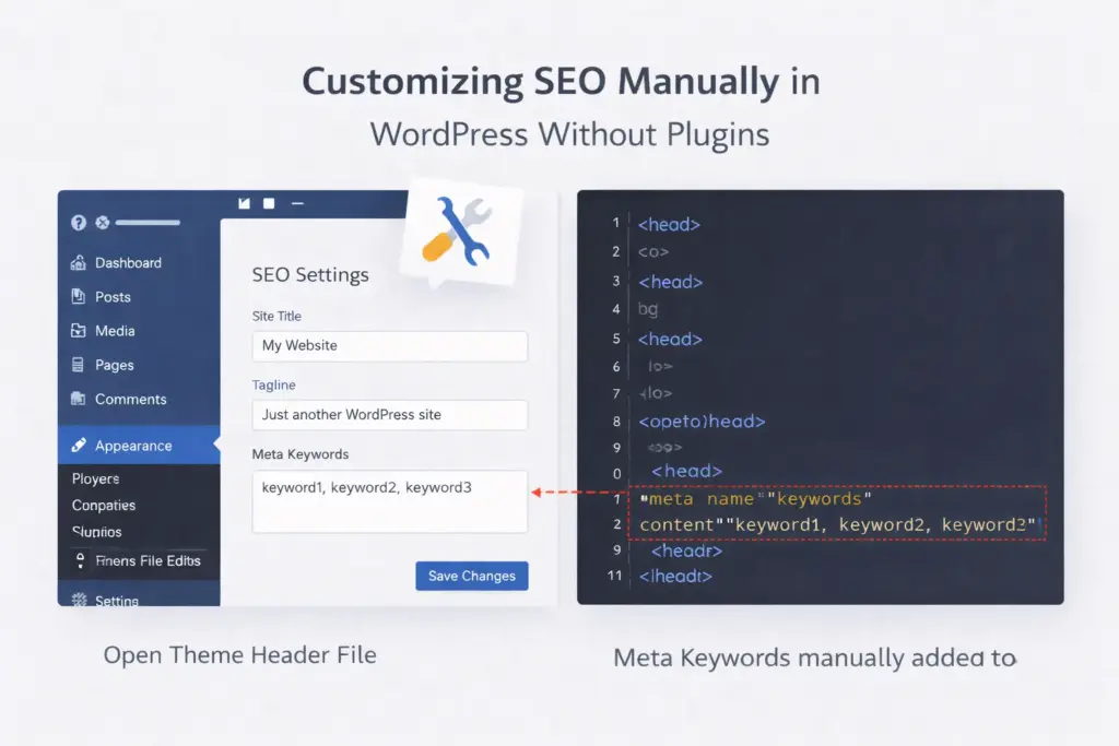 How to Add Meta Keywords in WordPress Without Plugin Painesville Ohio