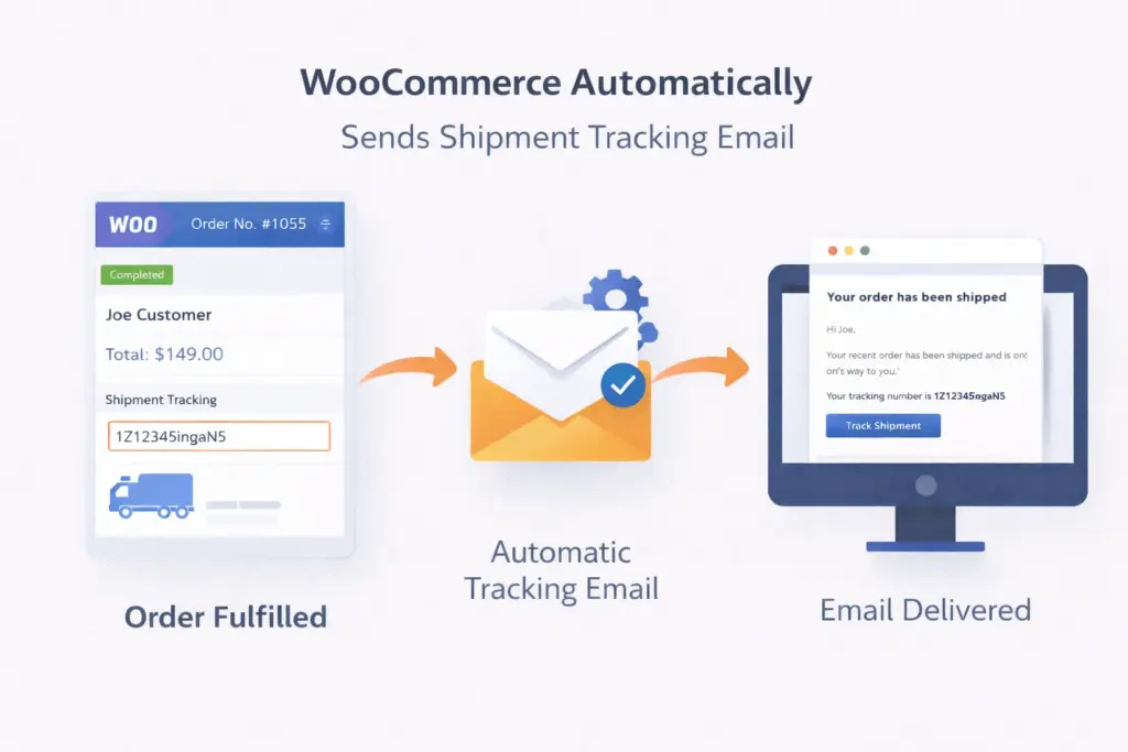 How to Automatically Send Shipment Tracking Email WooCommerce Medina Ohio