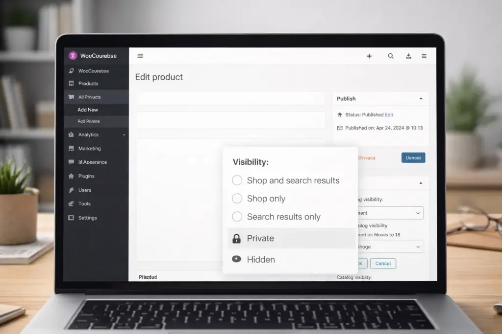 How to Hide Private Products from WooCommerce Store Wadsworth Ohio