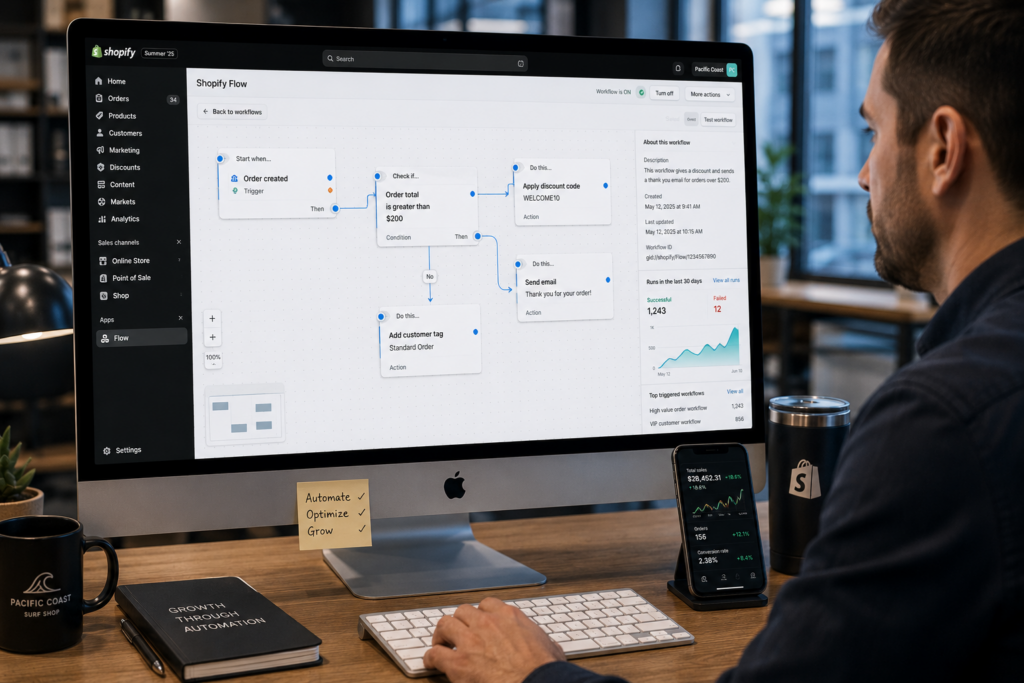 How to Use Shopify Flow AI to Create Workflows Medina Ohio