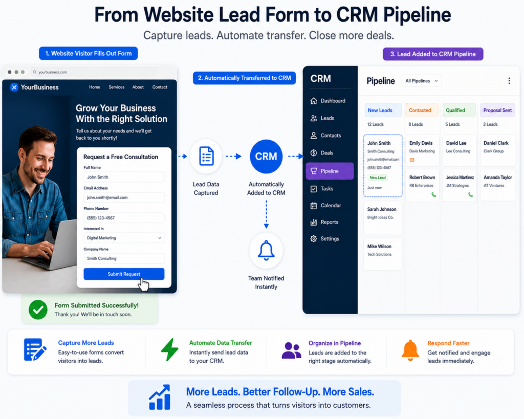 Can I Create a Forms in Pipeline CRM Willoughby Ohio