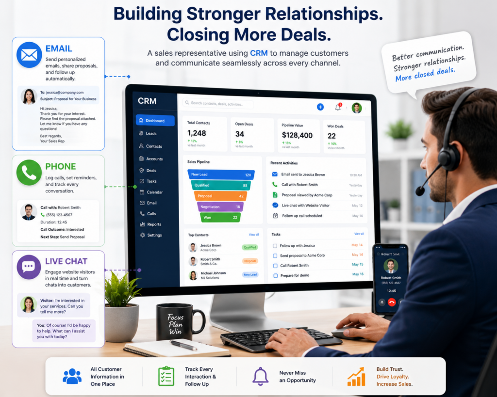 How Does CRM Help Sales Willowick Ohio