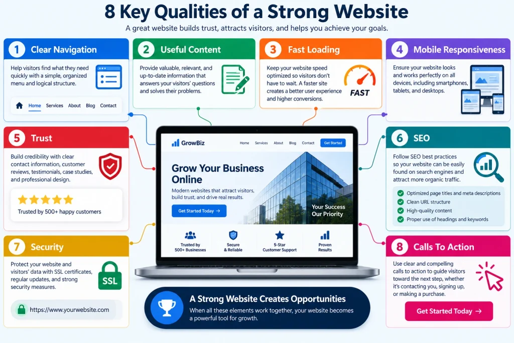 what makes a website a good website Circleville Ohio