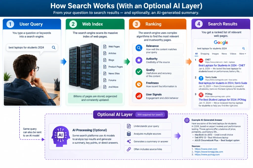 what search engine doesn't use ai Mentor on the Lake Ohio