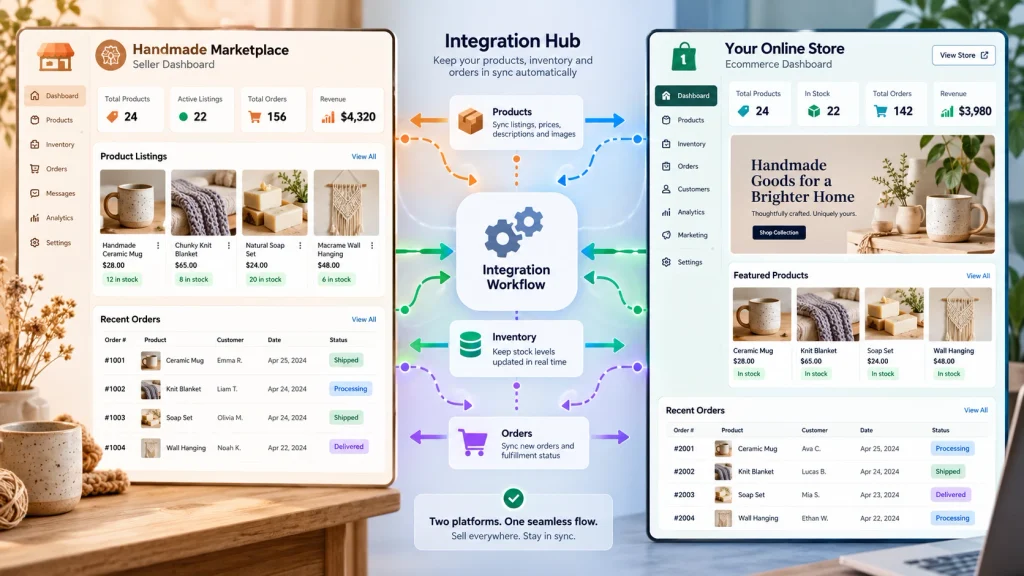 Ecommerce Integration Workflow Dashboard