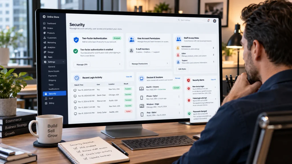 Focused Workspace Security Dashboard