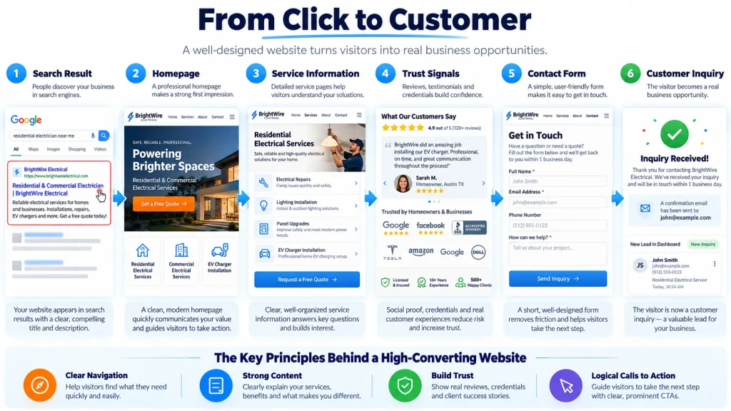 From Click to Customer Conversion Funnel