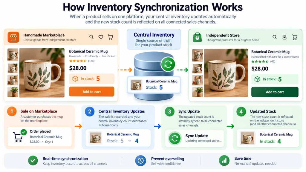 How Inventory Synchronisation Works
