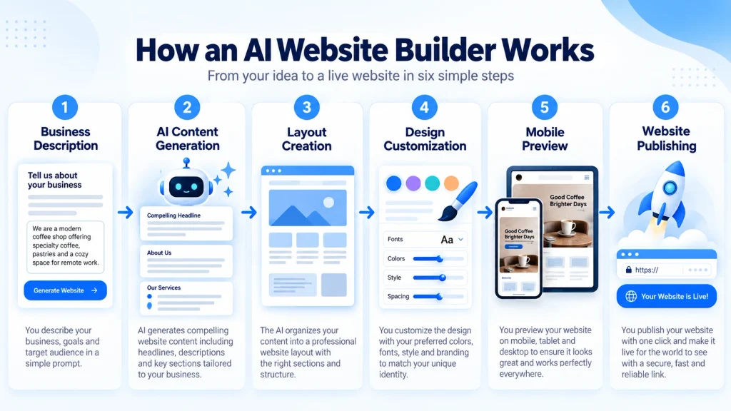 How an AI Website Builder Works