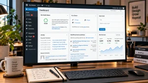 Modern WordPress Dashboard Workspace