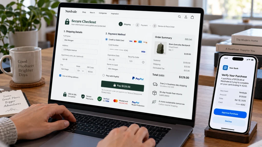 Secure Checkout at Home