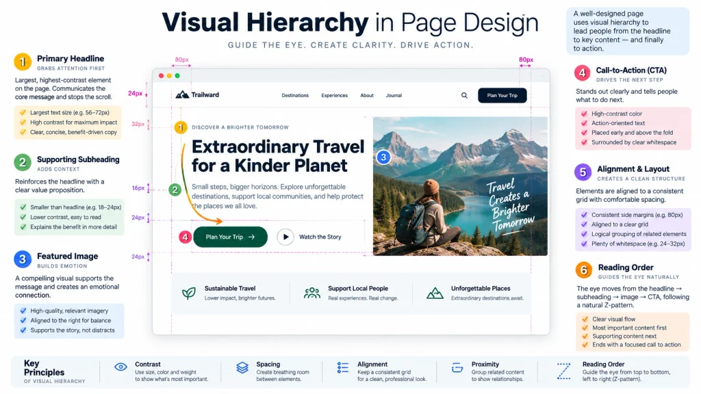 Visual Hierarchy in Page Design