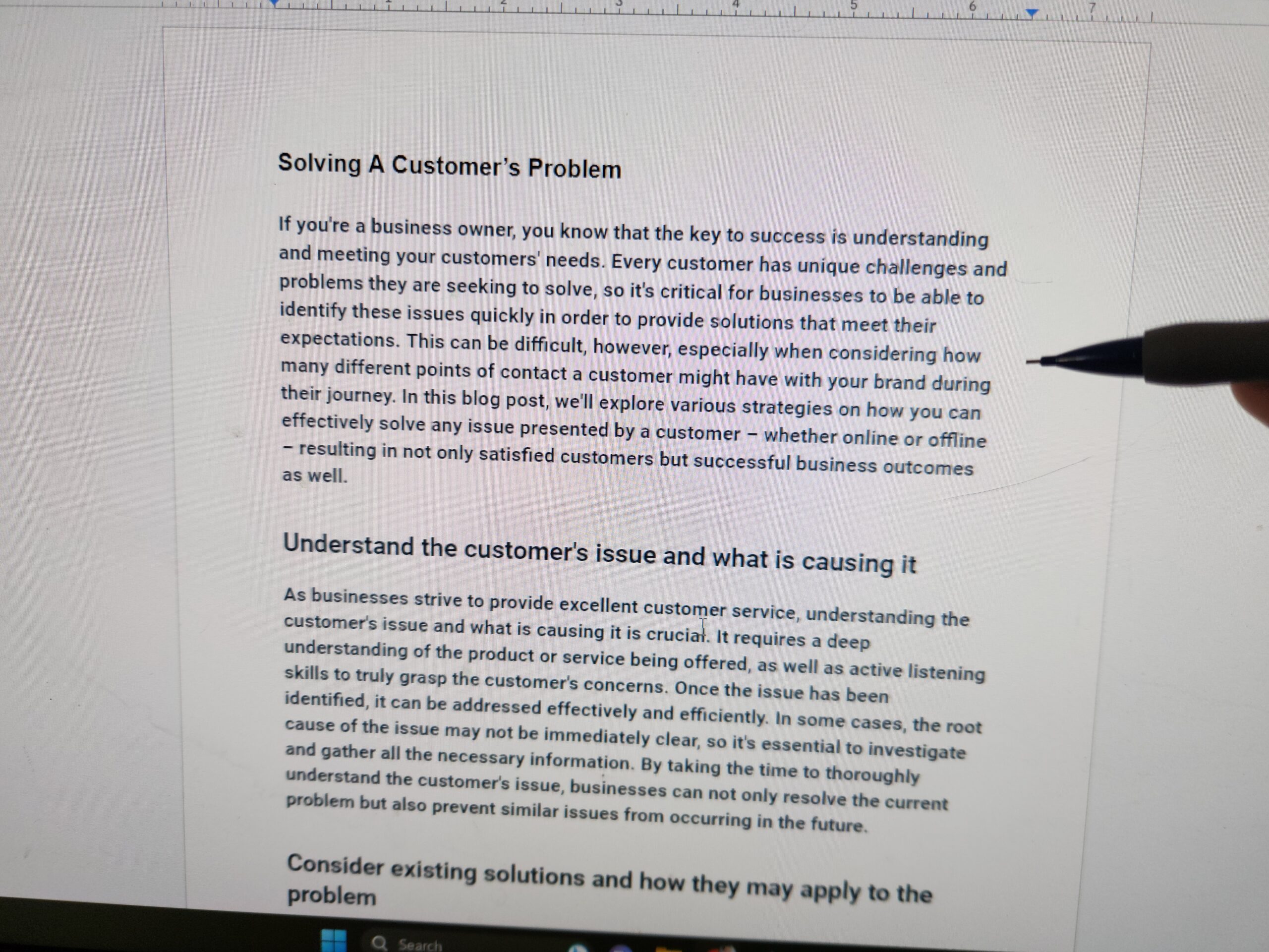 blogging for website