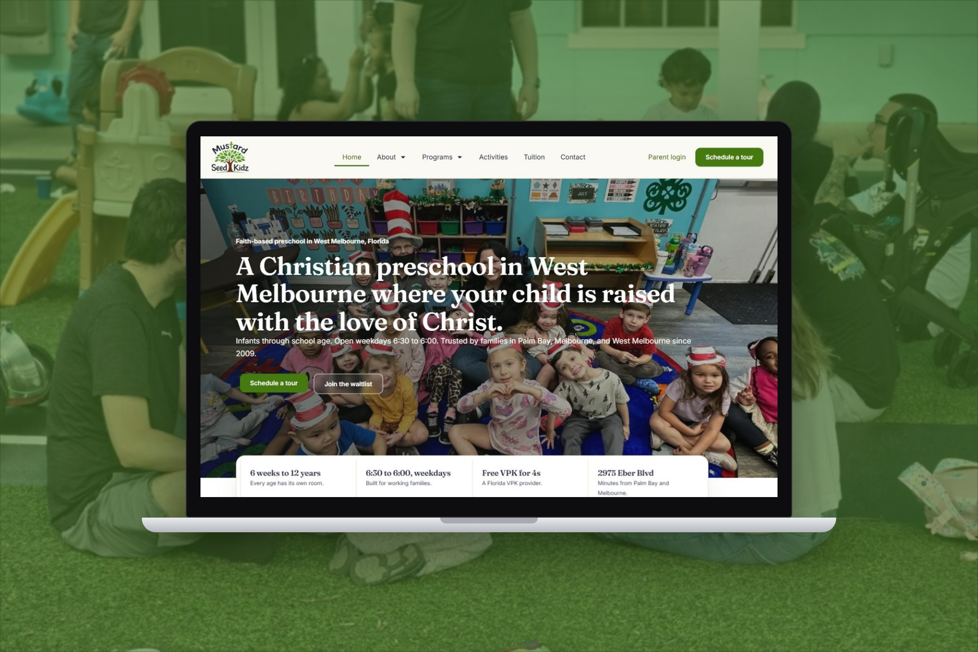 day care web design and seo